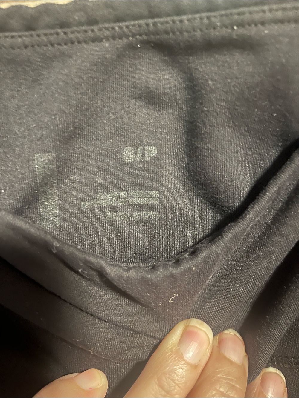 Lucy Black Women’s Active Stretch Pants with cuffed bottom and zipper pocket. - Picture 5 of 5